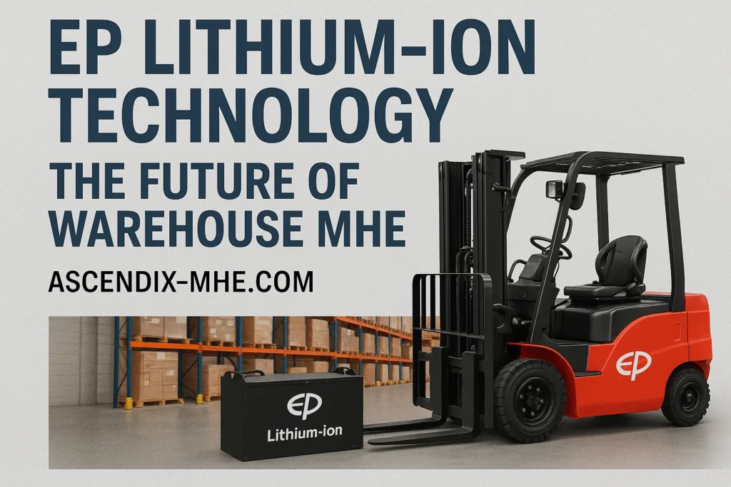 EP Equipment India + lithium-ion stackers