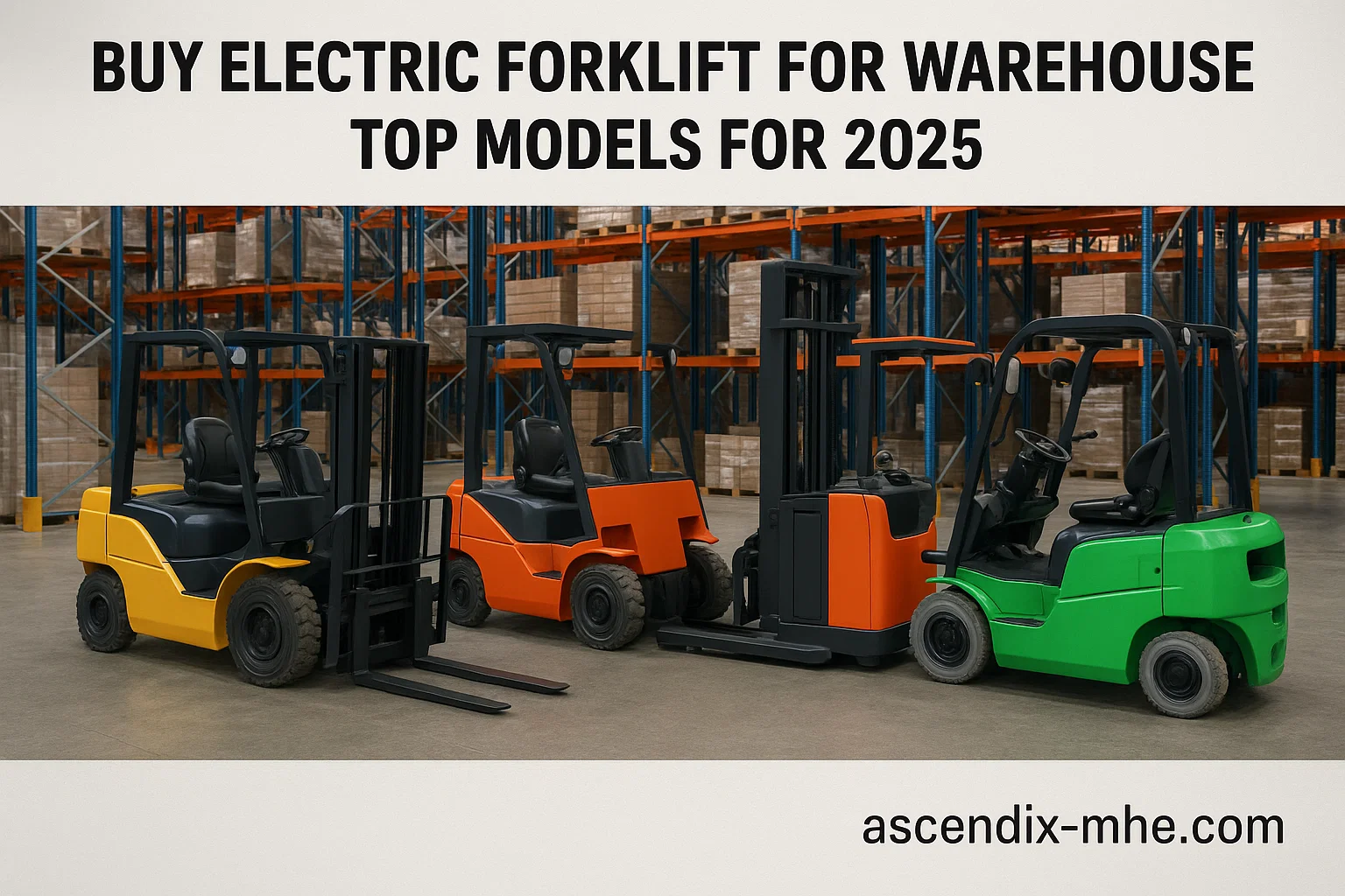 Buy Electric Forklift for Warehouse: Top Models for 2025