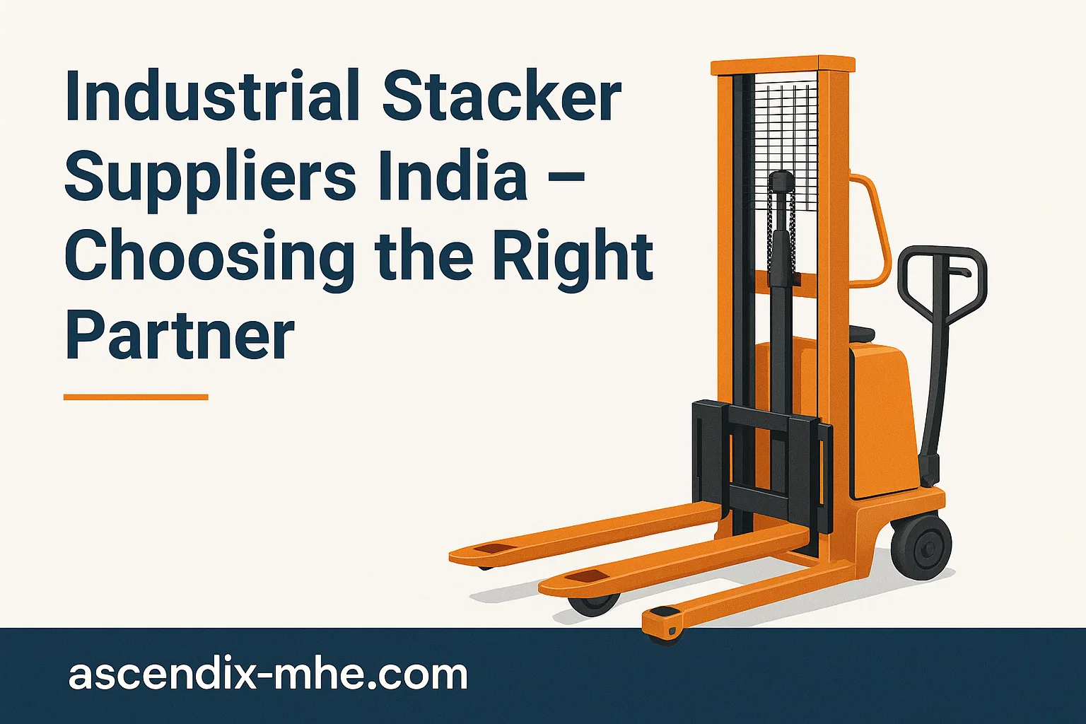 Industrial Stacker Suppliers India – Choosing the Right Partner