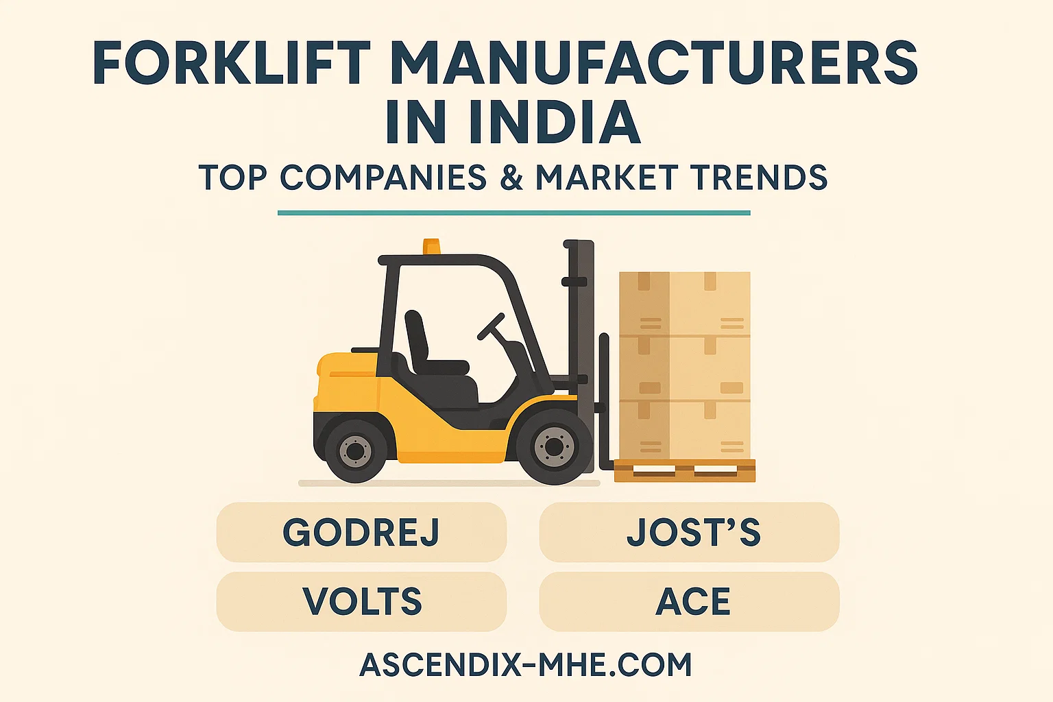 Forklift Manufacturers in India – Top Companies & Market Trends