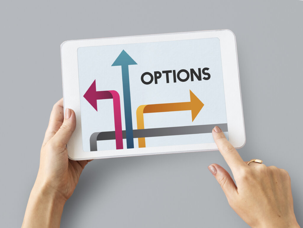 illustration of opportunities at turning point to be change on d